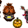 8-Bit FNaF 4 Halloween Heads (Pay for Use)