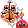 8-Bit Funtime Chica and Cupcake (Pay for Use)