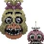 Pixel Chica and Cupcake (FNaFPlus) (Pay for Use)