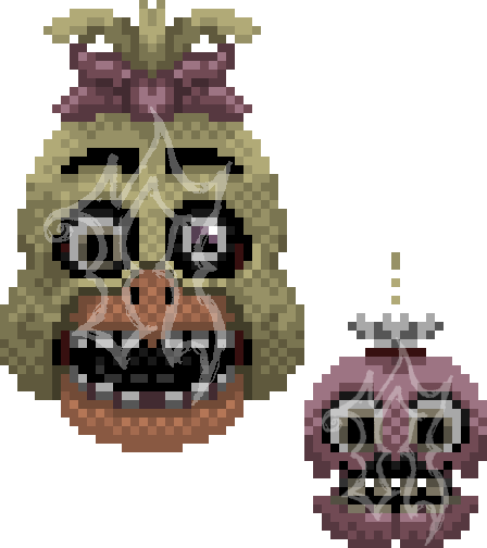 Funtime chica pixel art