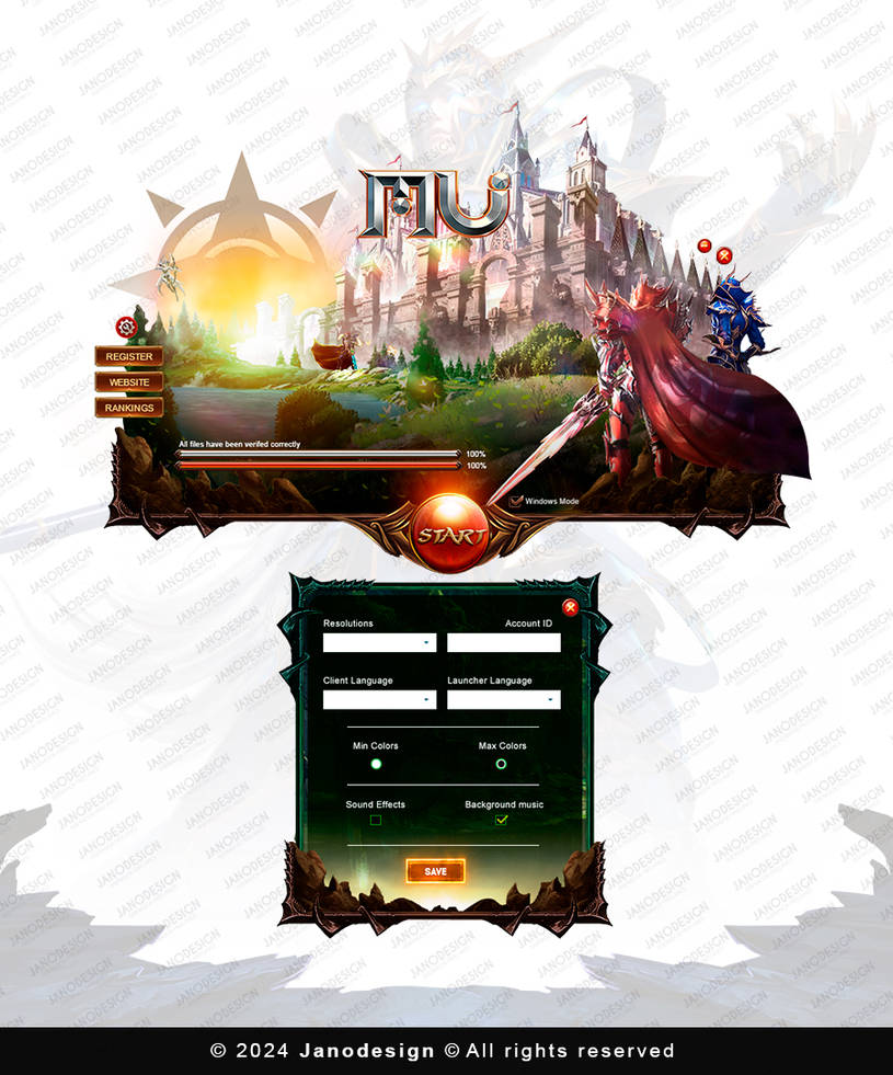 MU Launcher Ui PSD Template by JanoDesign-Freelance on DeviantArt