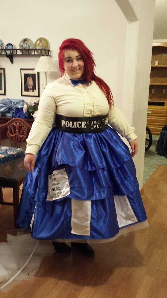 Unfinished TARDIS Dress