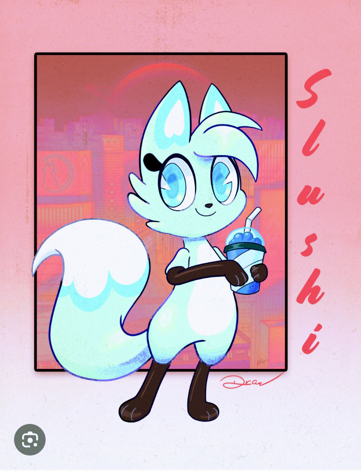 Cute drawing of slushi from chicken nugget by miku3066 on DeviantArt