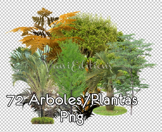 Arboles / plantas pack PNG