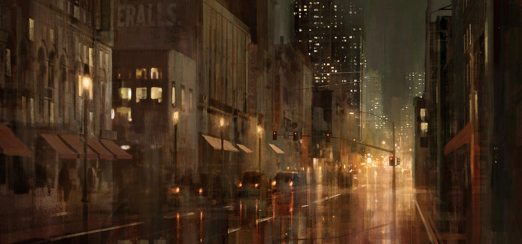 Jagsters - Rainy Street by boc0
