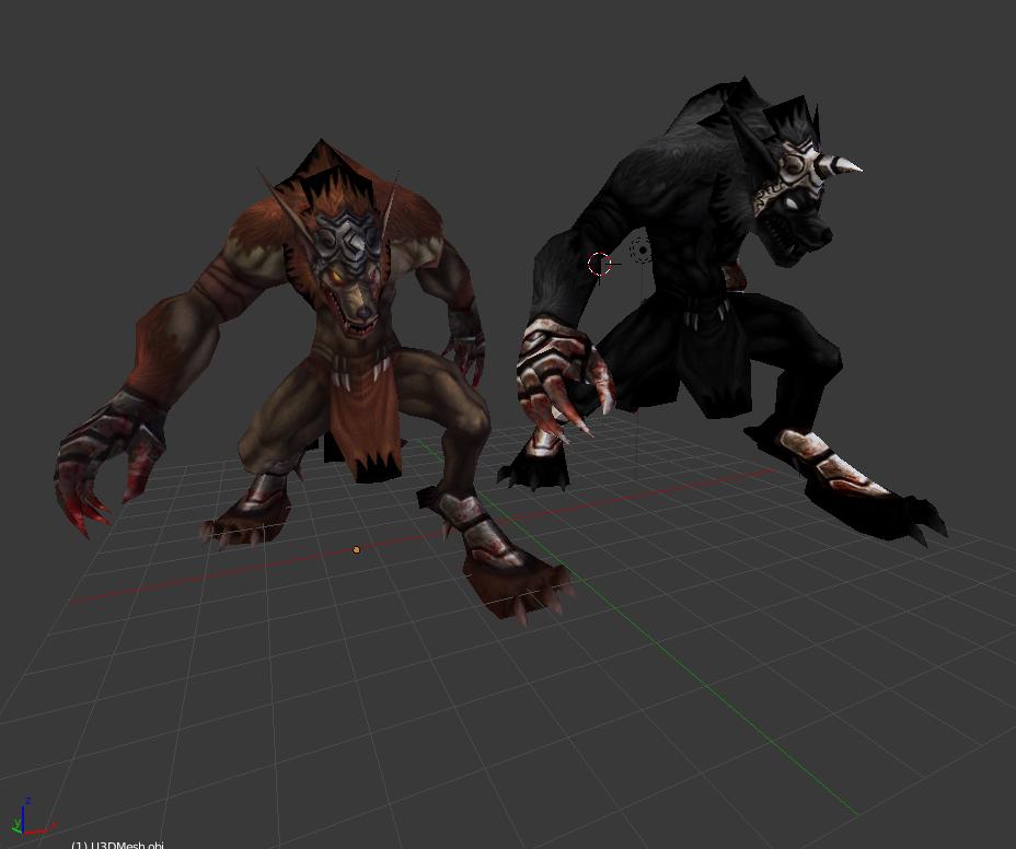 Werewolves models dl: by artinkers on DeviantArt