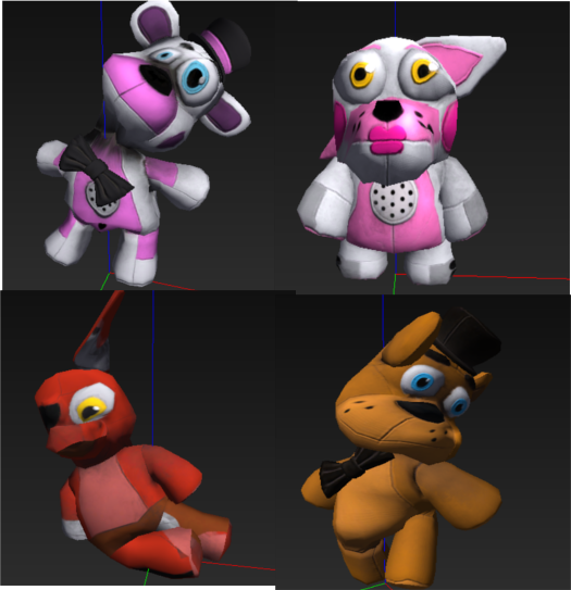 Here's the main plush models in the pskx formate with tga textures (al...