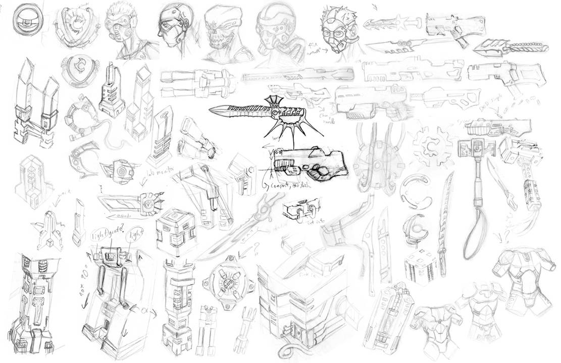 Technology Scatch Tech sketches by CatalanoMedia on DeviantArt