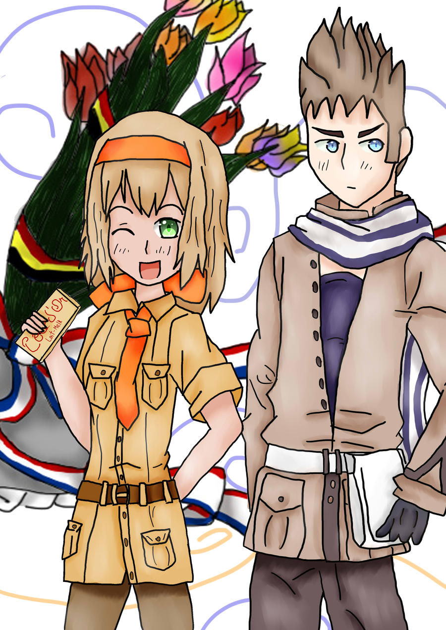 Belgium and Netherlands - Hetalia