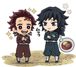Chibi Demon Slayer Inosuke And Tanjiro By Mo Chalina On Deviantart Chibi Demon Slayer Inosuke And Tanjiro By Mo Chalina On Deviantart