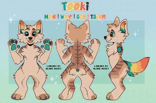 Tooki The Wolf Reference