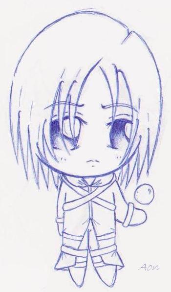 Chibi Kadaj :not color: