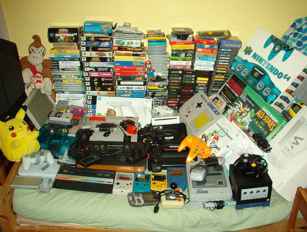My video game collection! by maskeraderosen