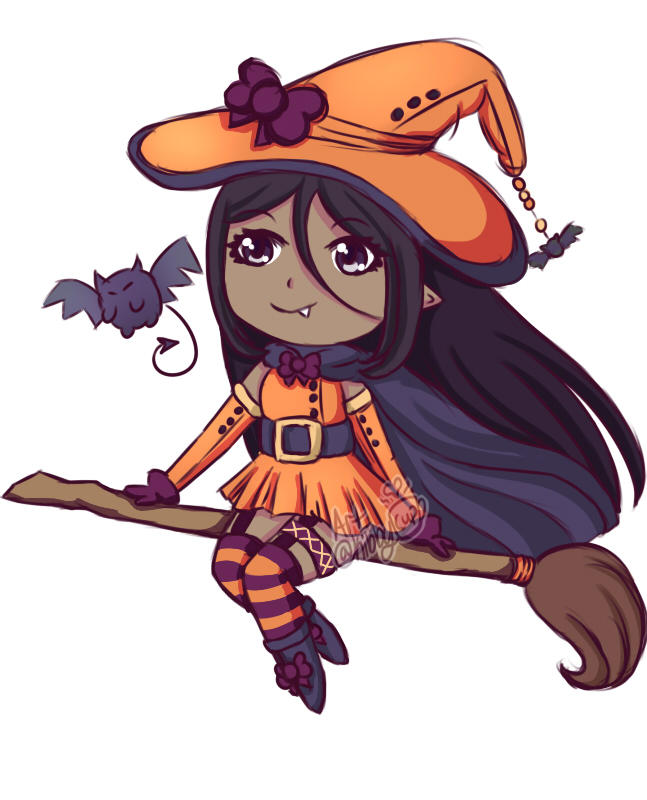[Adopt] Halloween Witch [Open] [price dropped] by KibbyCup on DeviantArt