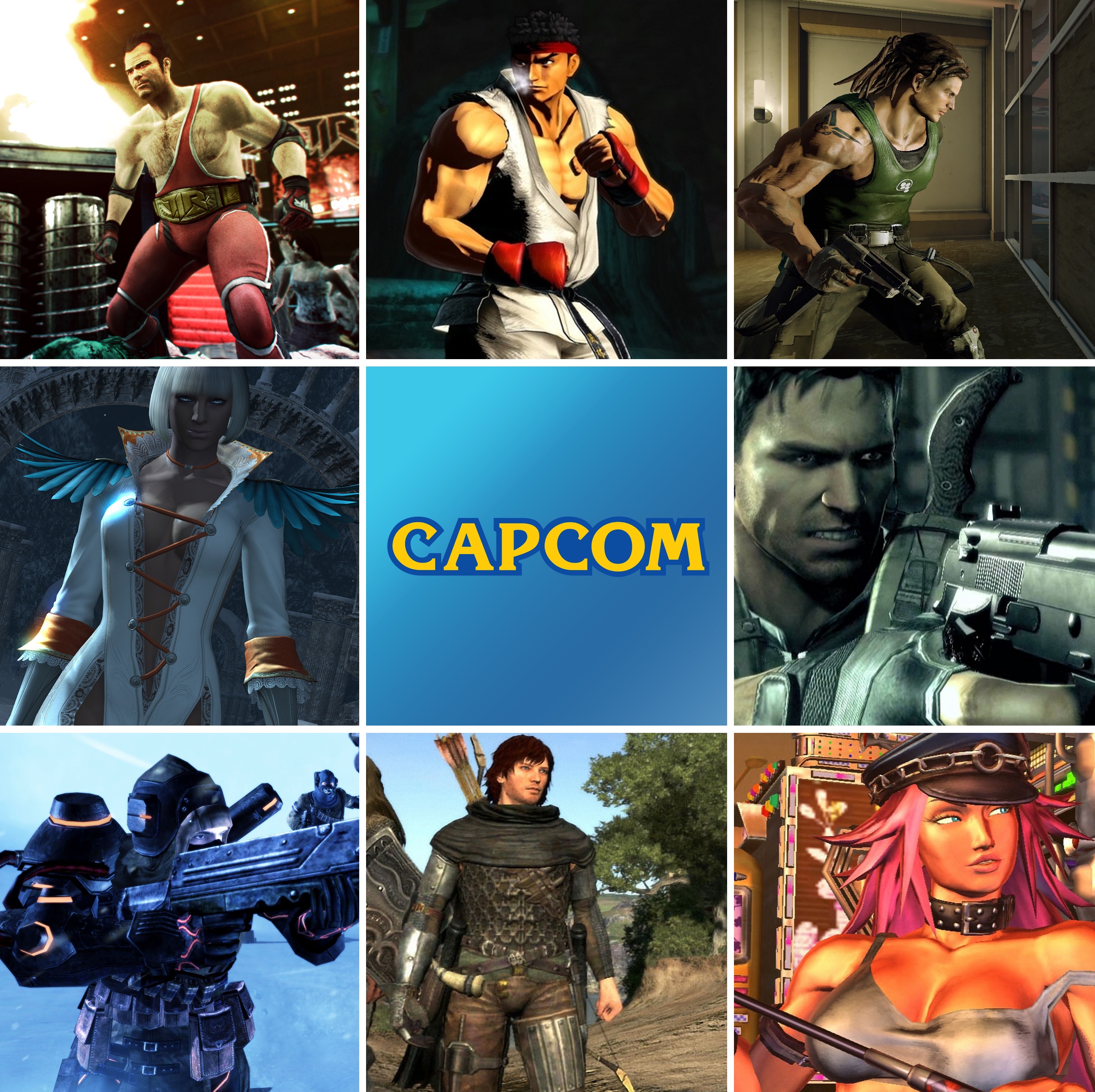 Capcom Timeline Capcom Collage by Hyperborean82 on DeviantArt