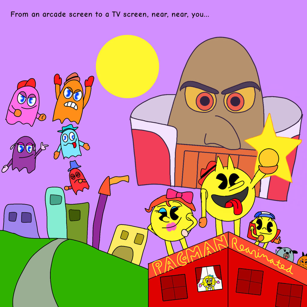 Pac Man Rage Deviantart Pac-Man Reanimated Collab Fanart Poster by final4 on DeviantArt