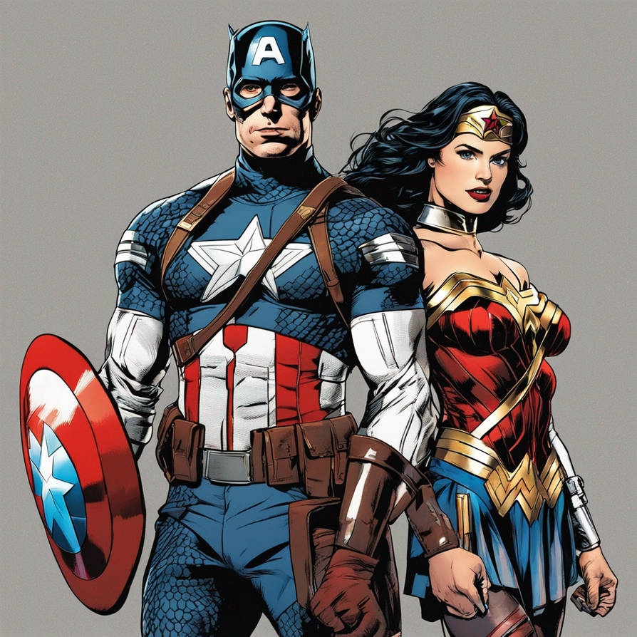 Captain America And Wonder Woman By JMS8572 On DeviantArt captain-america-and-wonder-woman-by-jms8572-on-deviantart