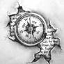 Tattoo Design - Compass