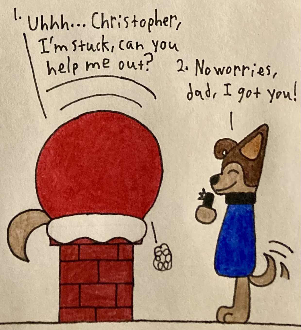 Chris Warewolf DCXL Christmas Collab 2 by Christopher-Werewolf on DeviantArt