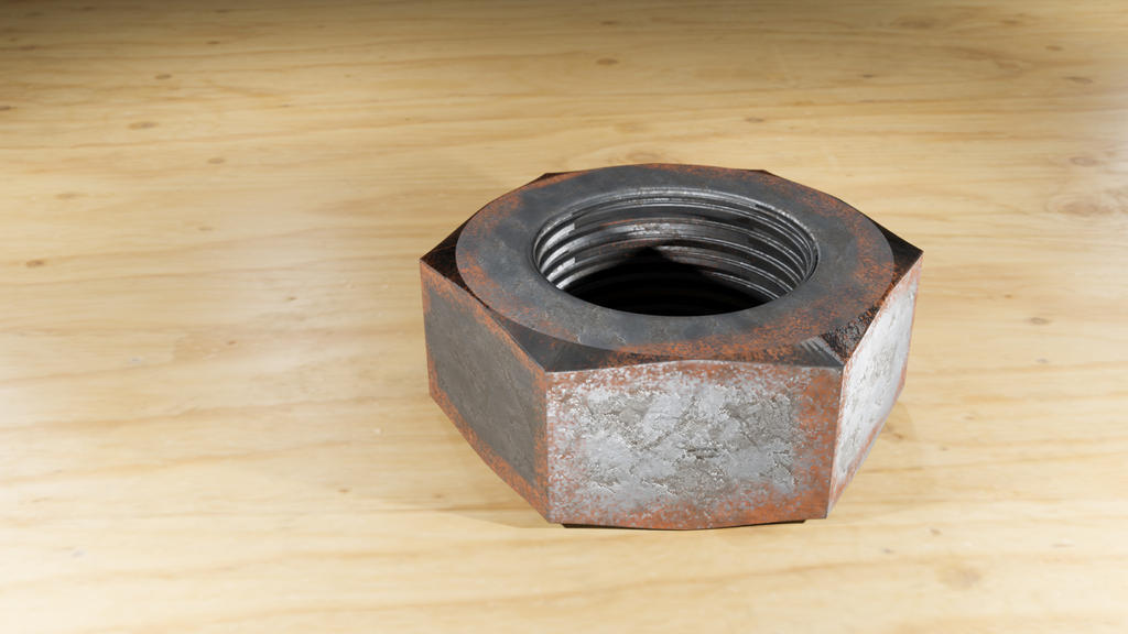 Texture Painted Nut by BlenderSpnge on DeviantArt