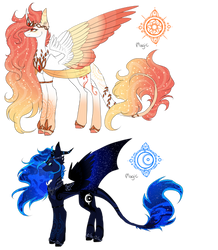 Mlp Celestia And Luna Redesign 