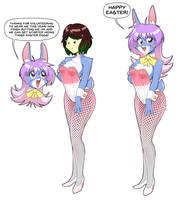 Living Easter Bunny Suit