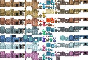 Flurmimons Tileset - Caves