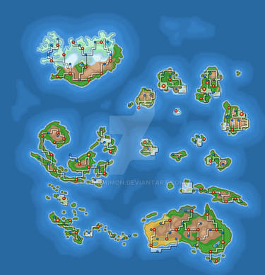 Pokemon SoulSilver HeartGold Map by Brittlebear on DeviantArt