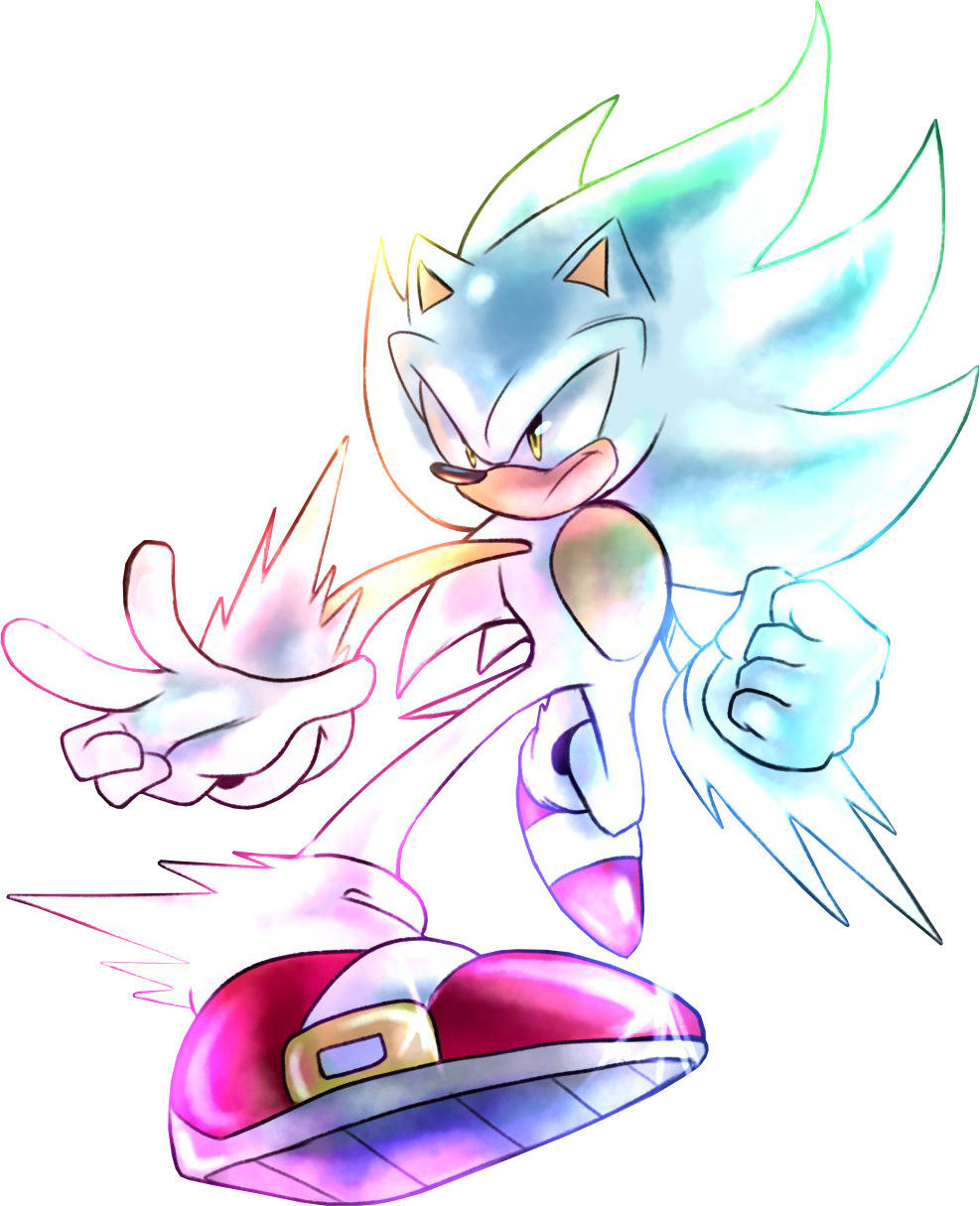 Sonic Hyper charged by HeroArt110 on DeviantArt