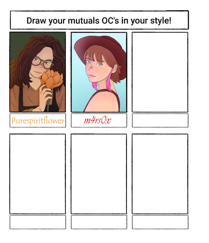 Draw your mutuals (OPEN) by lovebug28724 on DeviantArt