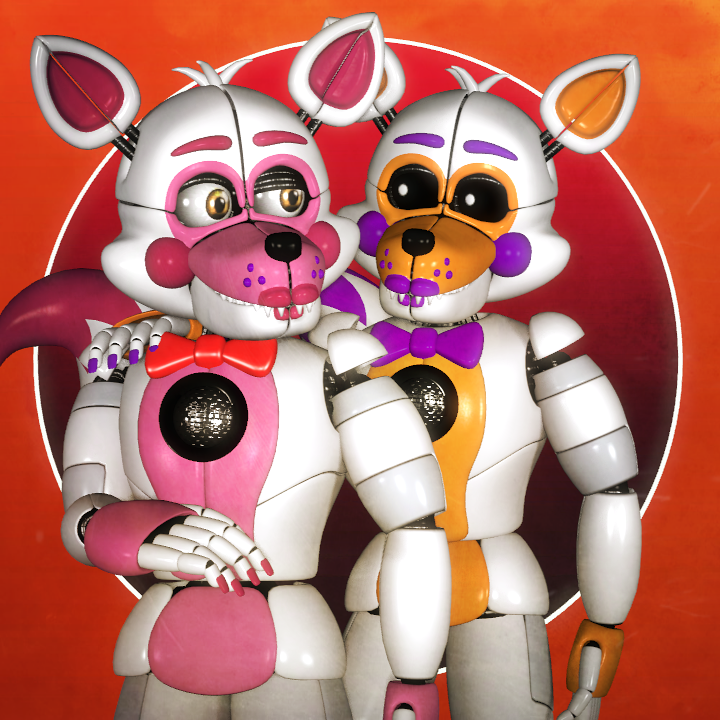 Lolbit And Funtime Foxy! (FNAF/Blender) by Pattman2005 on DeviantArt