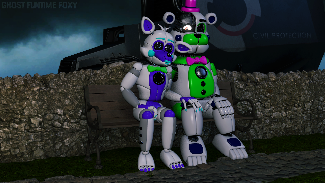 SFM/FNAF] Funtime Foxy and Lolbit by GhostFoxy1955 on DeviantArt