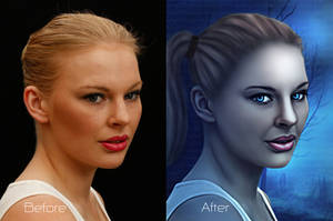 Before and after of Behind Blue Eyes