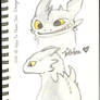 HTTYD: Toothless doodle