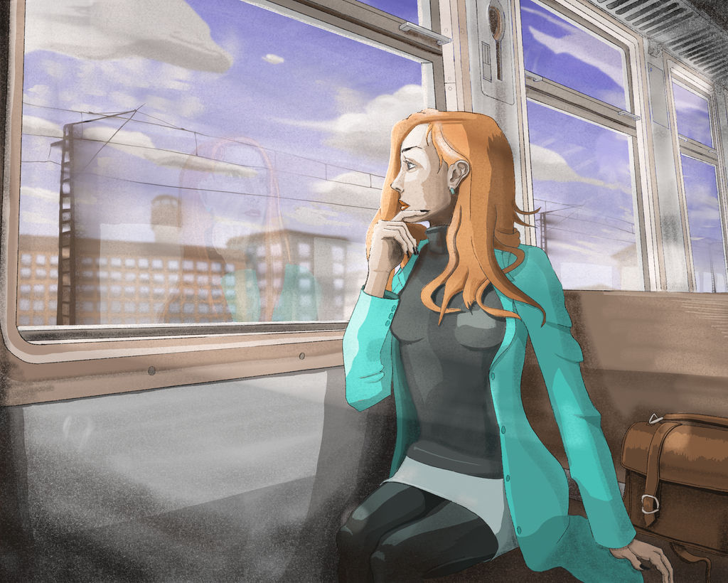 Train Ride by MokuseiNoMaguro on DeviantArt