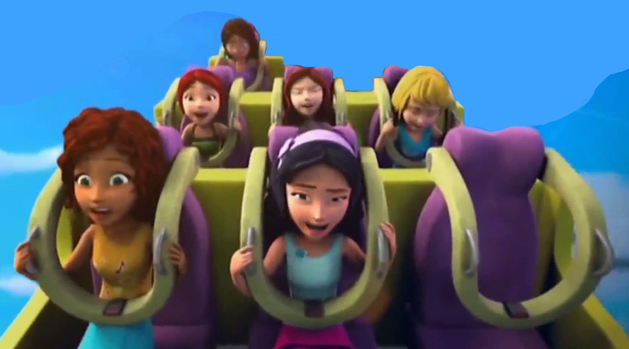 Princess Roler Coaster Deviantart Lego Friends (CGI) - Roller Coaster Girls by Toon4evreDay on DeviantArt