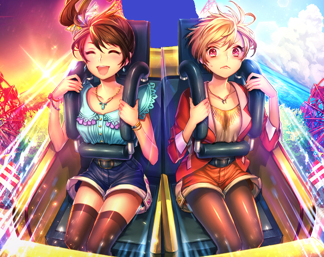 Princess Roler Coaster Deviantart Unknown Anime Girls On A Roller Coaster 5 by Toon4evreDay on DeviantArt