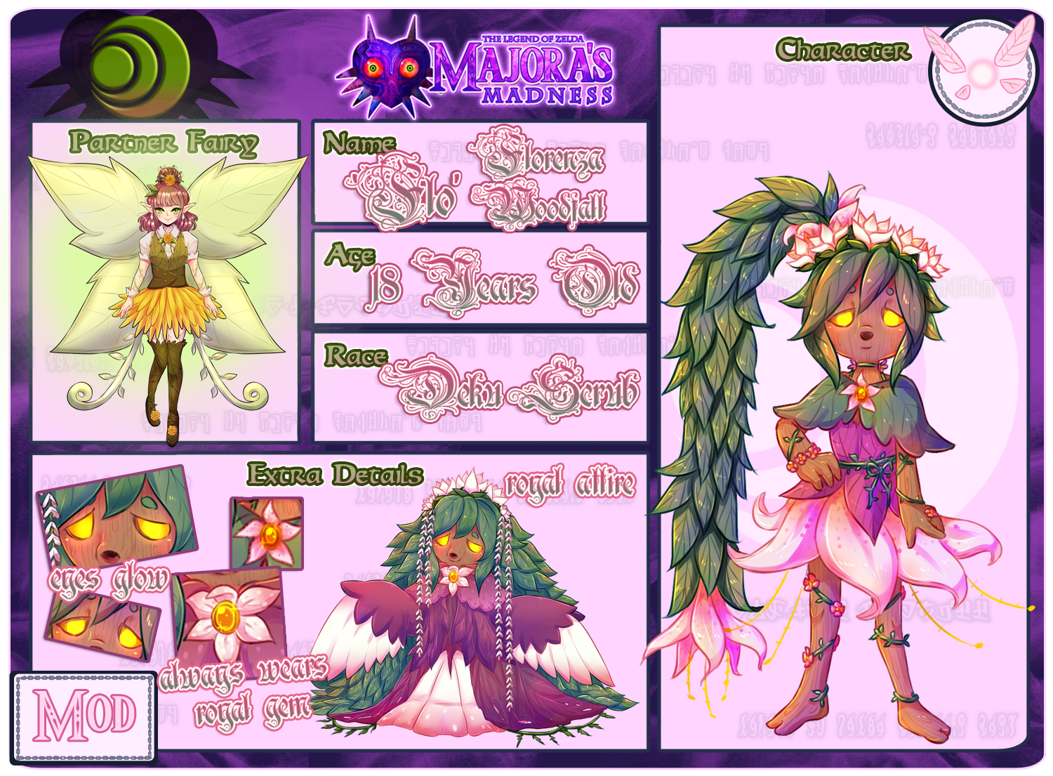 [Majora's Madness] Florenza 'Flo' Woodfall (WIP)