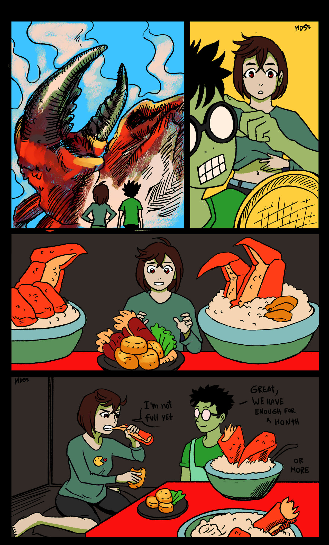 BIG MEATY MOMO - WG comic 1/? by MDrone55 on DeviantArt