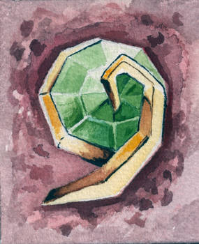 Zelda Spirit Stone Watercolor