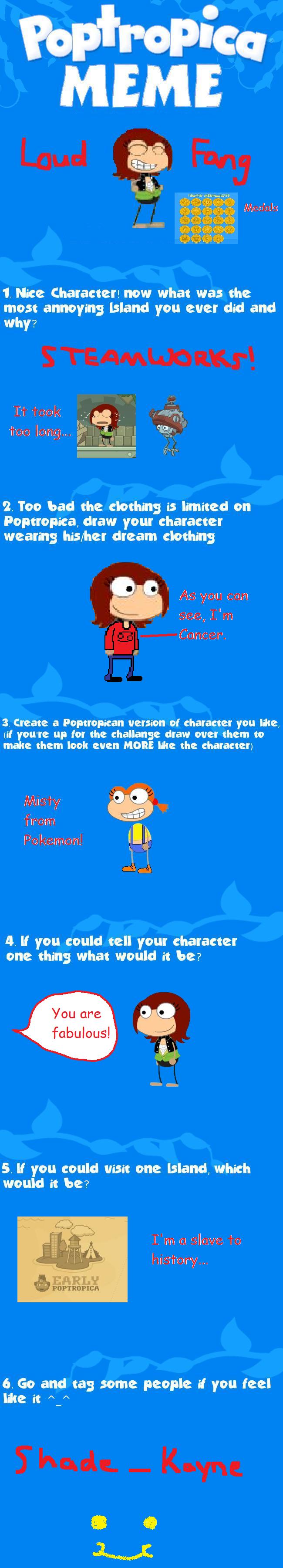 Loud Fang's Poptropica meme