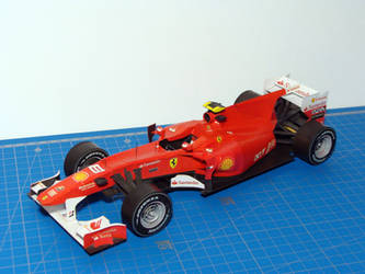 Ferrari F10 paper model