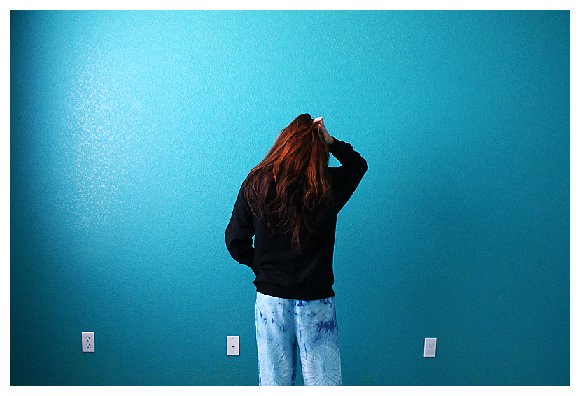 turquoise walls