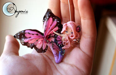 mermaid butterfly pink