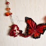 butterfly mermaid red