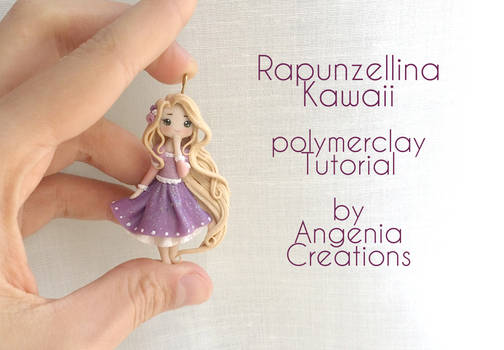 Rapunzel kawaii in polymerclay tutorial