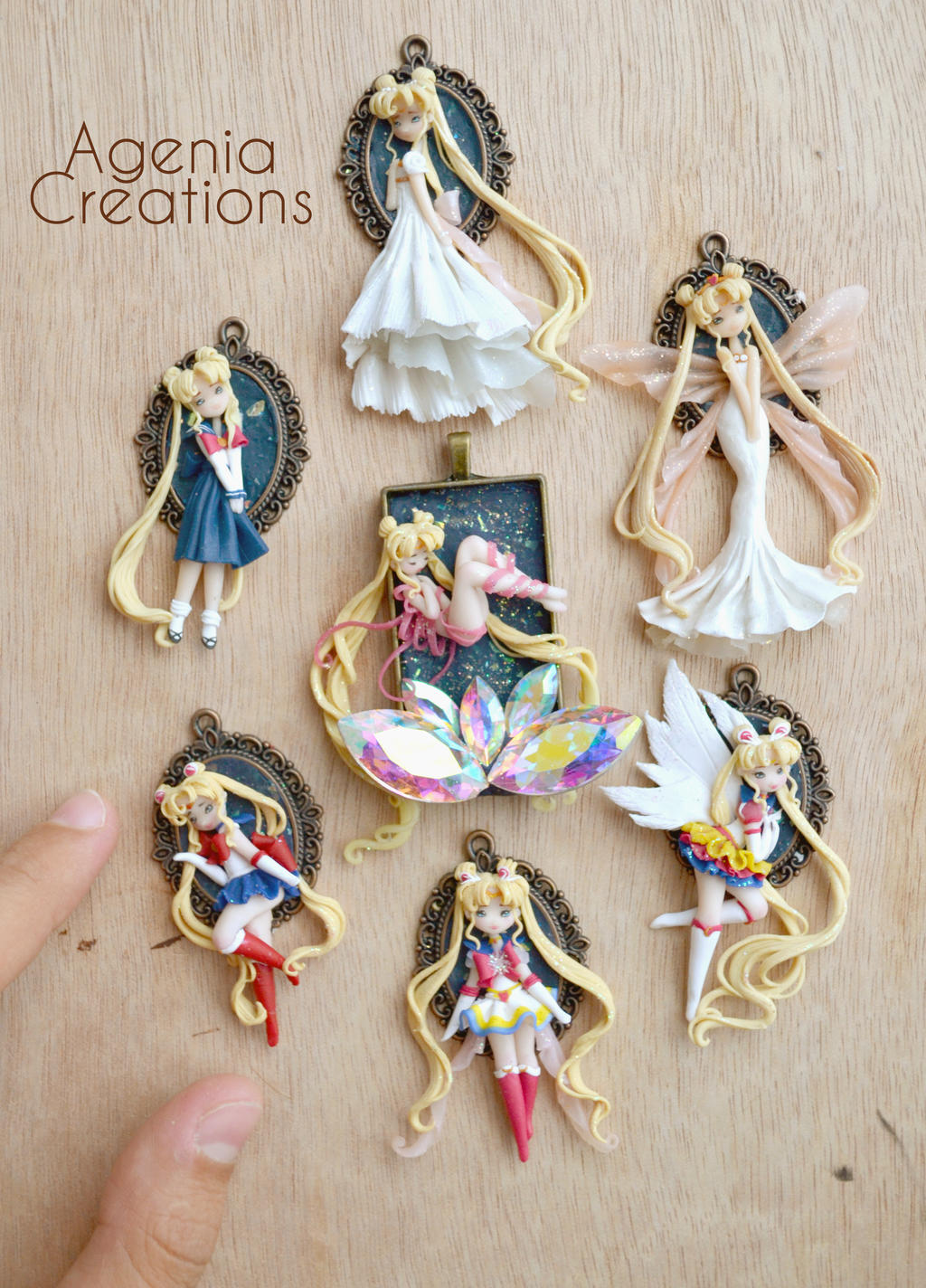 Sailor moon evolutions by AngeniaC
