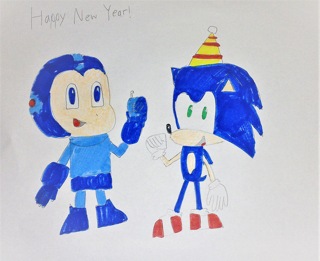 Sonic and Mega Man New Year