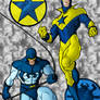 Blue Bettle and Booster Gold