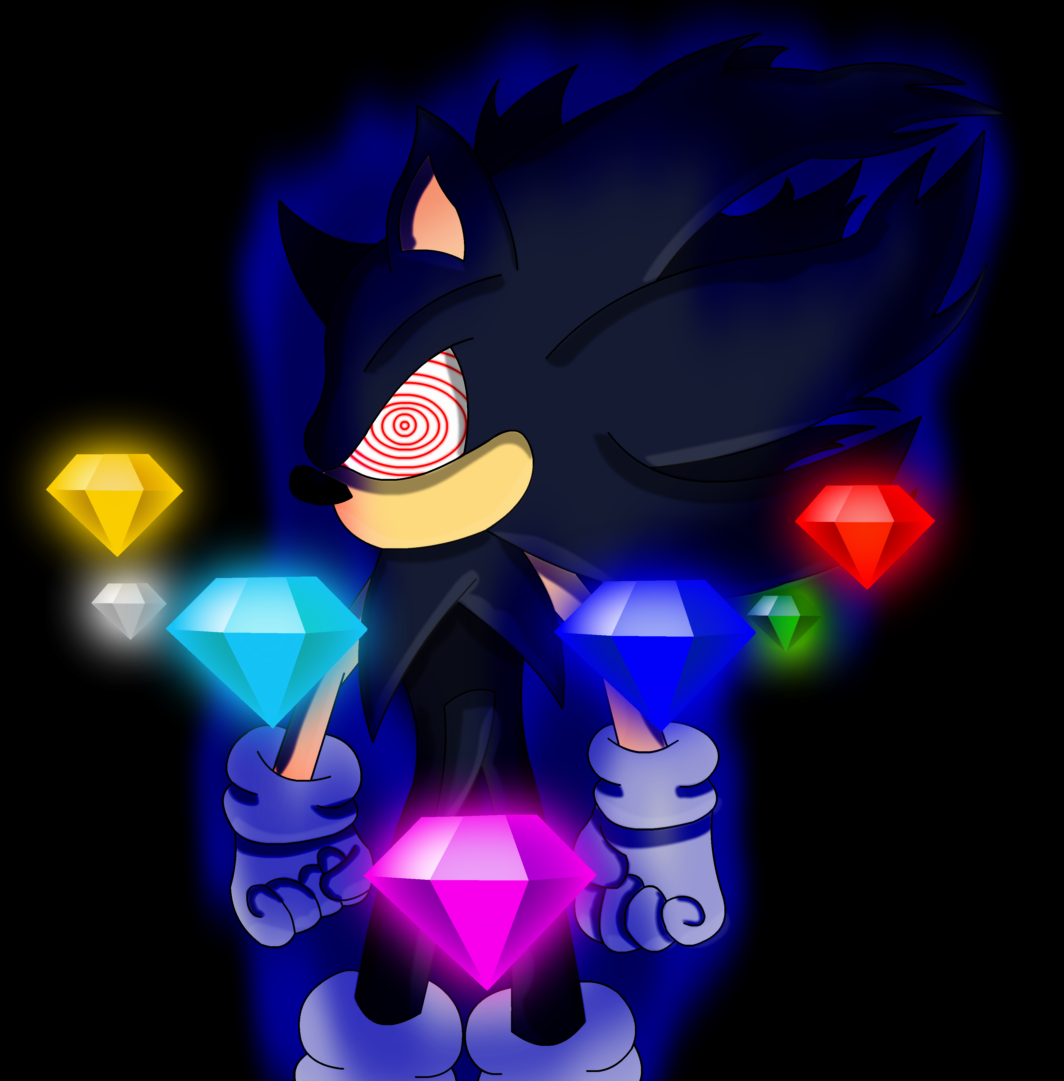 Dark Sonic by artsonx on DeviantArt